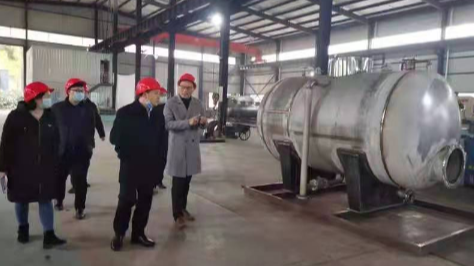 青白江区政府副区长沈伟莅临四川迪瑞考察指导